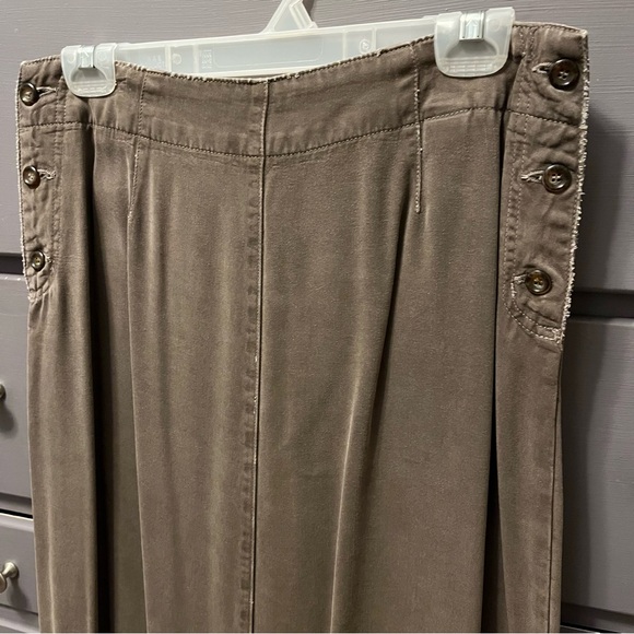 Chic Taupe Maxi Skirt - Picture 2 of 10